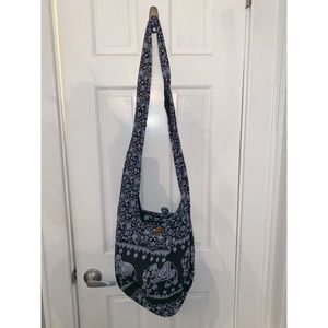 Cross Body/Hobo Elephant Print Bag